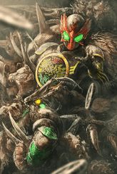 Villainous Kamen Rider in Pretty Cure